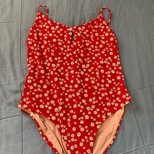 NWT madewell florals swimsuit L